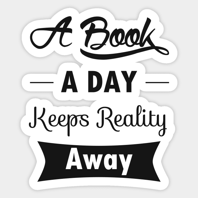 Book a Day Sticker by patidesigns